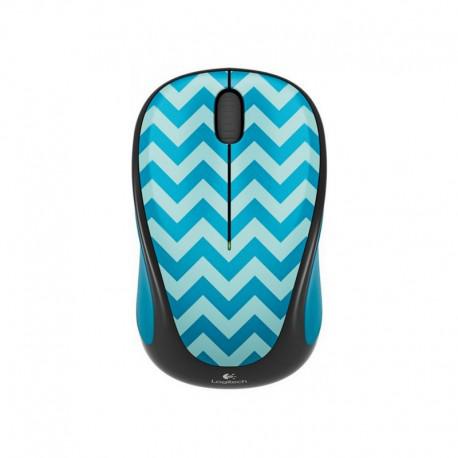 Logitech Wireless mouse M238 Play Collection - Teal Chevron