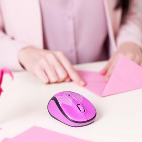 Logitech Wireless mouse M238 Play Collection - Purple Zigzag - 3